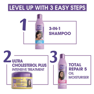dark and lovely total repair 5 oil moisturiser 250ml shea butter hair care repair dry damaged hair