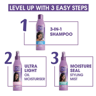 dark and lovely ultra light oil moisturiser 250ml moisture shine dry hair lightweight frizz control