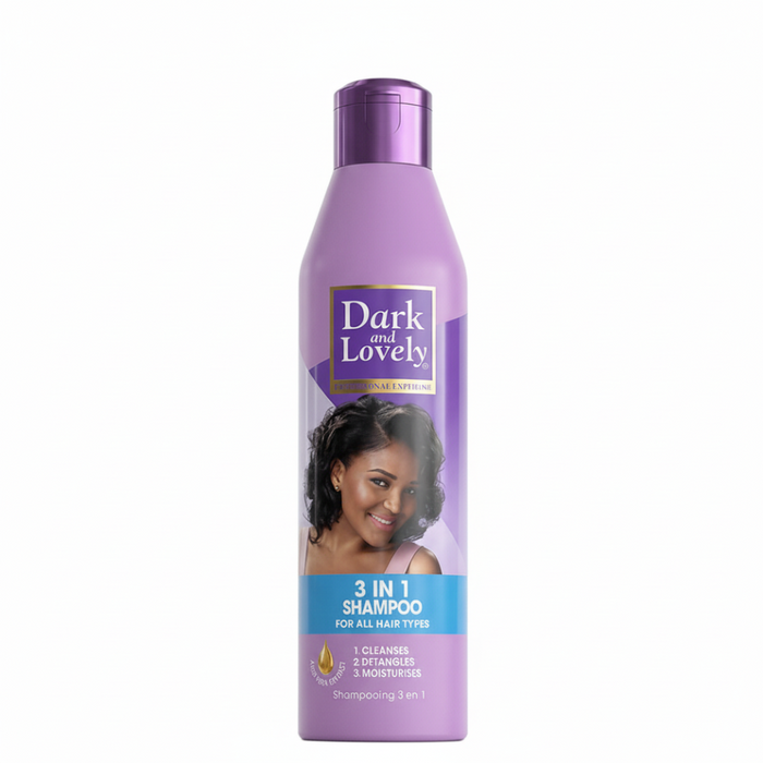 Dark and Lovely 3-in-1 Shampoo 250ml | Cleanses, Detangle, Moisturises