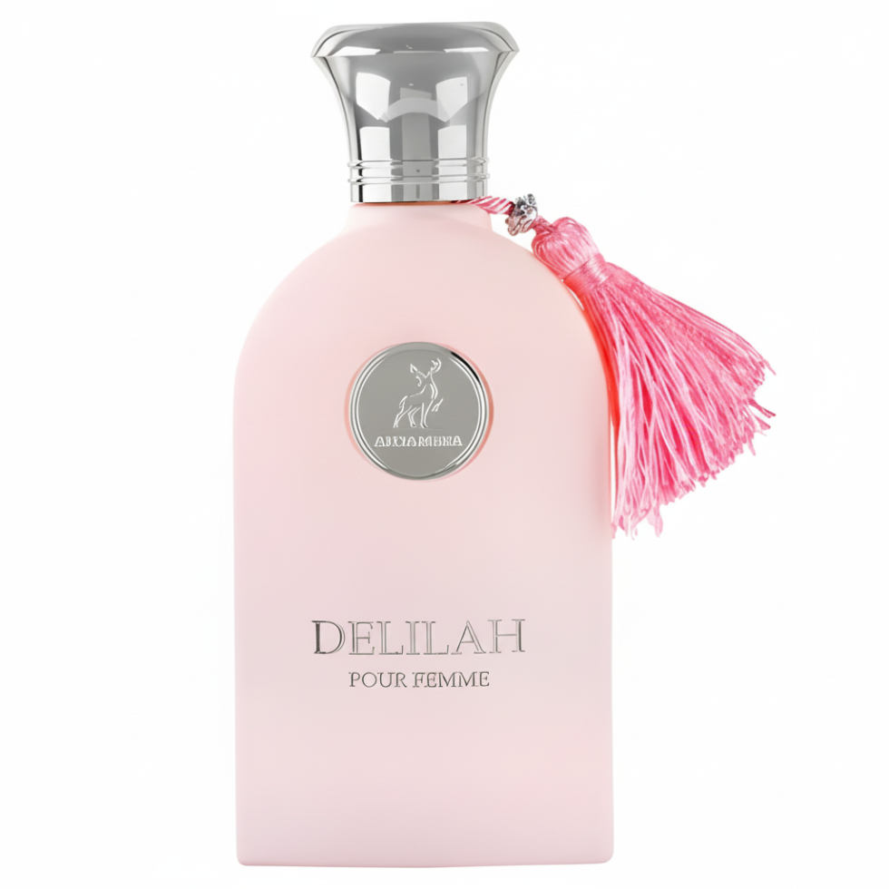 delilah pour femme edp 100ml maison alhambra floral fruity women perfume lychee rose vanilla musk
