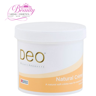 Deo Natural Cream Wax 425g | Gentle, Luxury Wax for Sensitive Skin