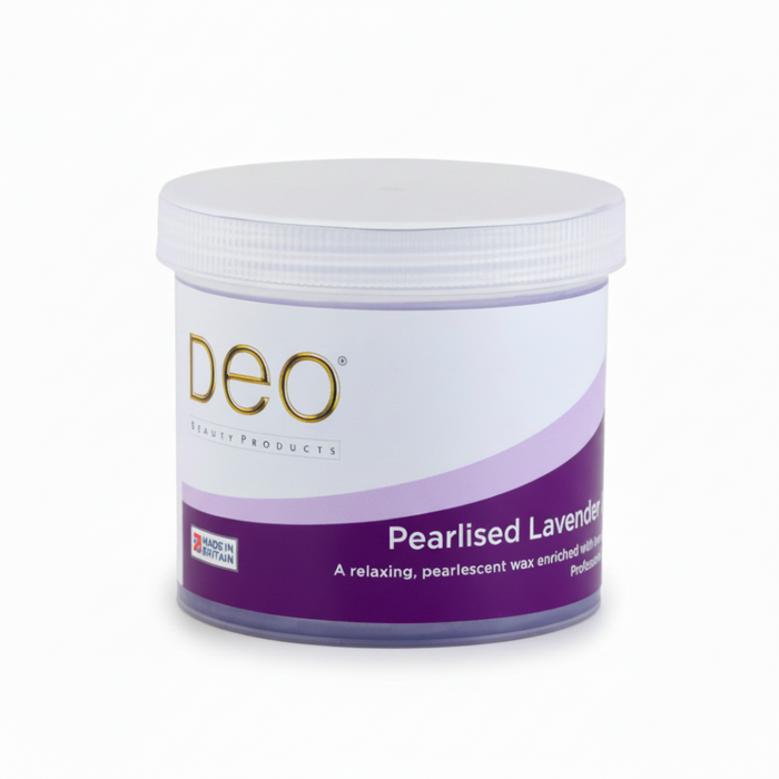 deo pearlised lavender wax 425g gentle soothing soft wax sensitive skin hair removal salon waxing