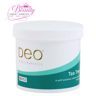 Deo Tea Tree Wax 425g | Gentle, Soothing Wax for Sensitive Skin