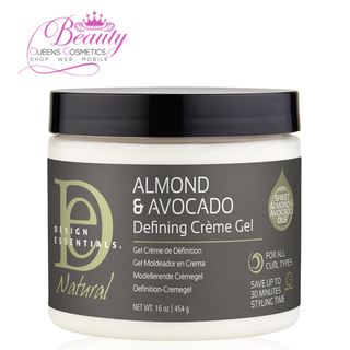 Design Essentials Natural Almond & Avocado Curl Defining Creme Gel 454g | Moisturize & Define Curls