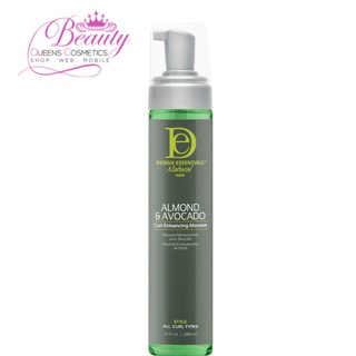 Design Essentials Almond & Avocado Curl Enhancing Mousse 10oz | Frizz-Free Curls