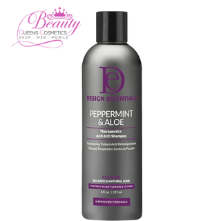 Design Essentials Peppermint & Aloe Anti-Itch Shampoo 8oz | Scalp & Dandruff Relief