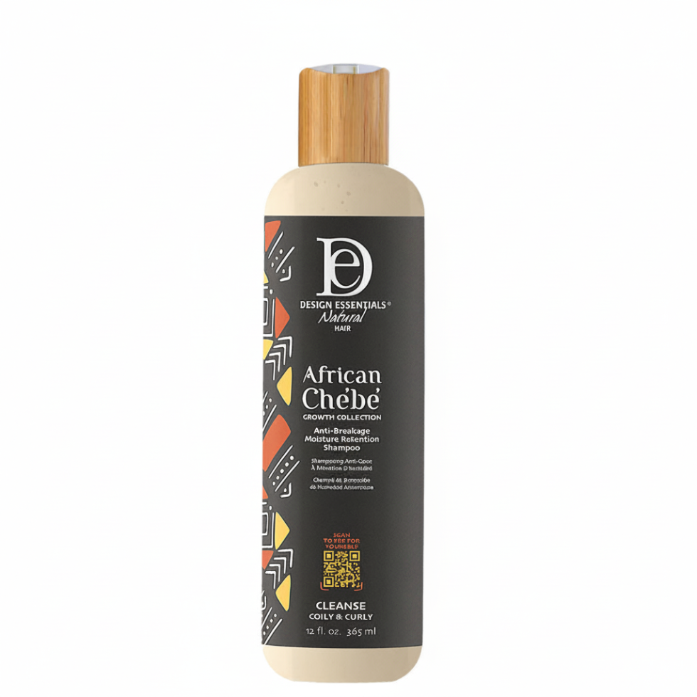 design essentials african chebe shampoo for anti breakage moisture retention gentle cleansing and stronger hair