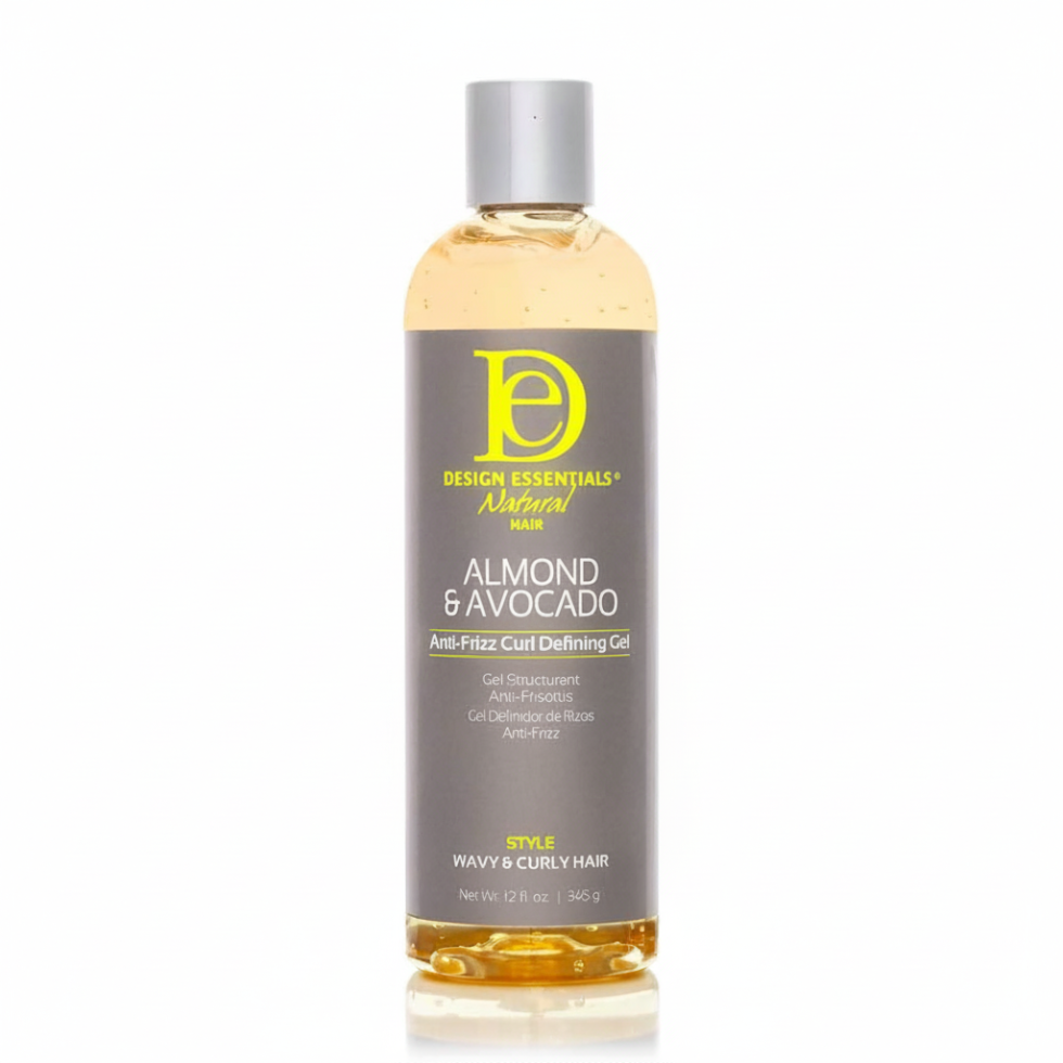 Design Essentials anti frizz curl defining gel for soft hydrated defined curls
