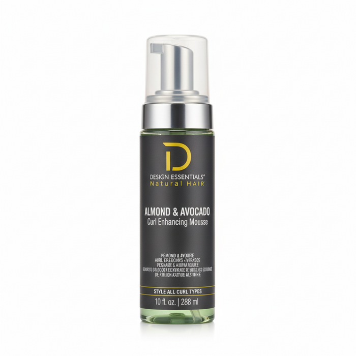 Design Essentials curl enhancing mousse for frizz free soft defined bouncy curls
