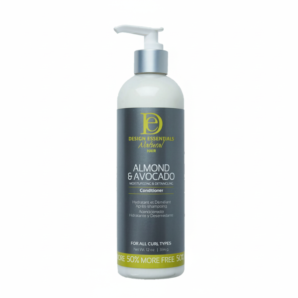 Design Essentials detangling conditioner for hydrated soft smooth frizz free hair