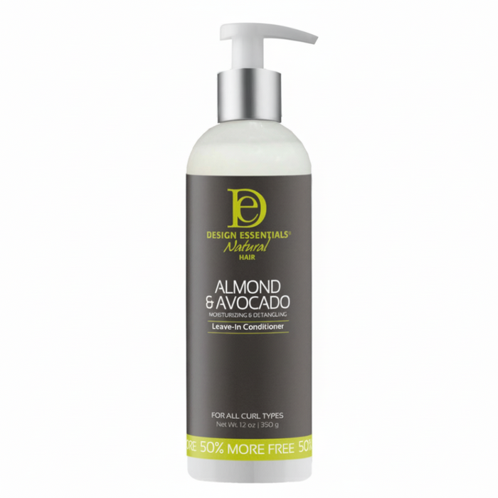 Design Essentials Almond & Avocado Leave-In Conditioner 12oz | Hydrate & Detangle