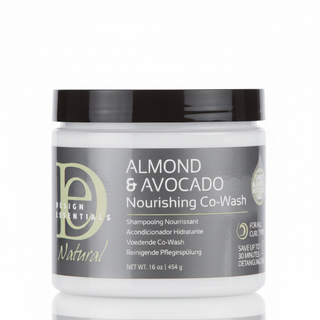 Design Essentials almond avocado co wash for hydrating detangling curly hair