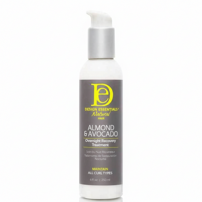 design essentials almond avocado overnight recovery treatment for deep hydration repair soft smooth hair