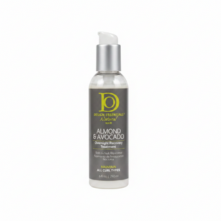 design essentials almond overnight recovery treatment for deep hydration repair soft smooth shiny hair