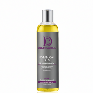 design essentials botanical oils hair and body moisturizer for shine seal soft smooth hydrated hair and skin