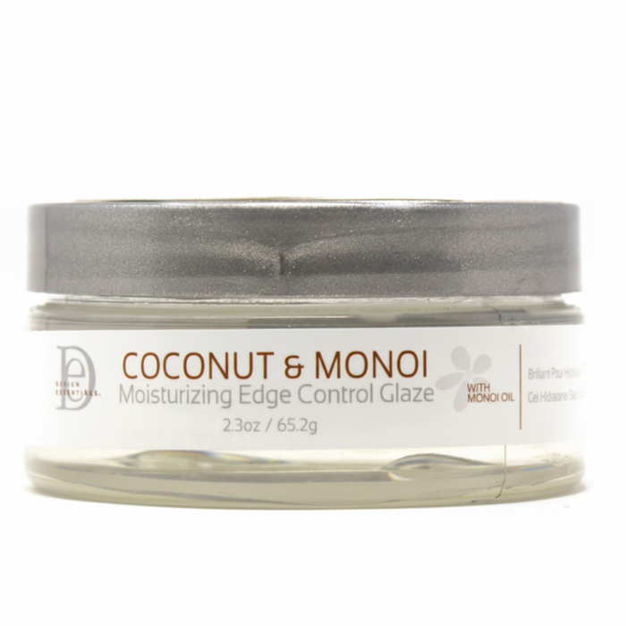 Design Essentials Coconut & Monoi Edge Control Glaze 2.3oz | Long-Lasting Hold