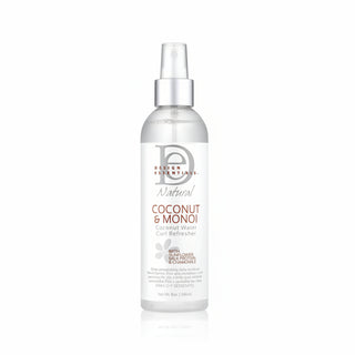 design essentials coconut water curl refresher 8oz hydrate revive curls frizz control lightweight shine