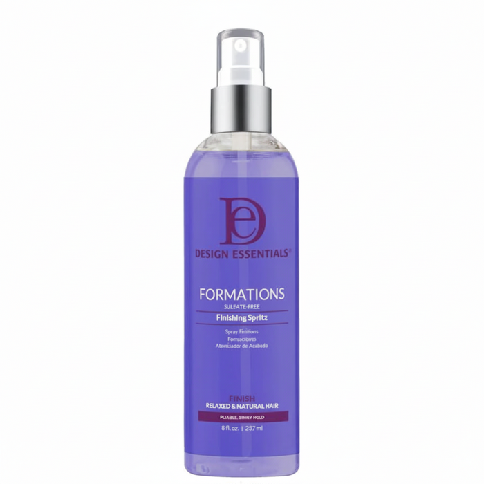design essentials formations finishing spritz for long lasting hold shine smooth frizz free hair