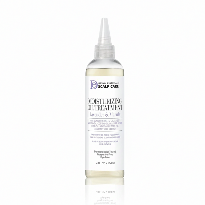 design essentials marula lavender scalp moisturizing oil treatment for hydrated soothed healthy scalp