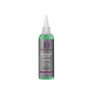 design essentials peppermint aloe soothing scalp tonic for itchy dry scalp relief hydration cooling fresh healthy scalp