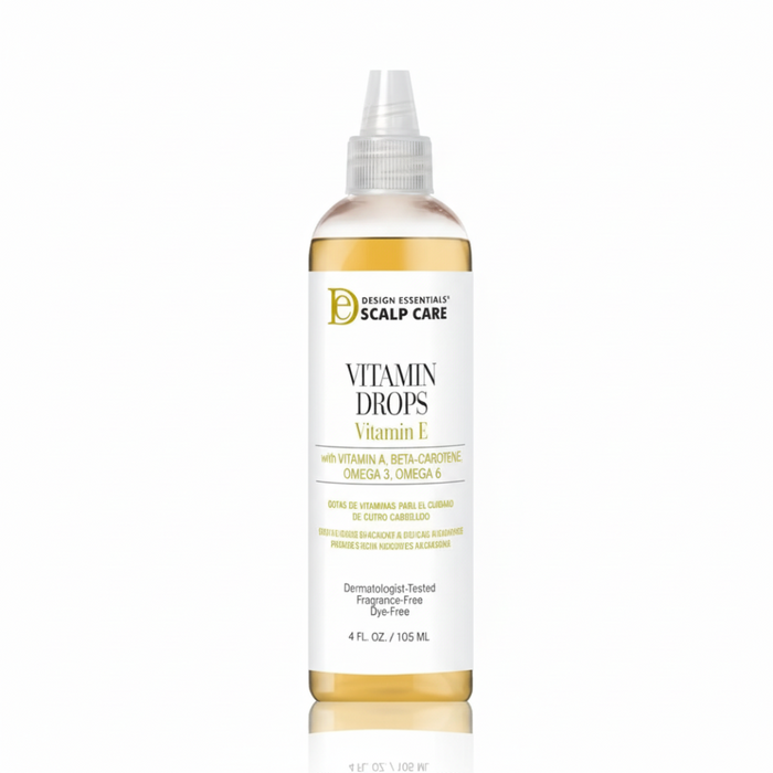 Design Essentials Scalp Care Vitamin Drops 4oz | Nourish & Promote Growth