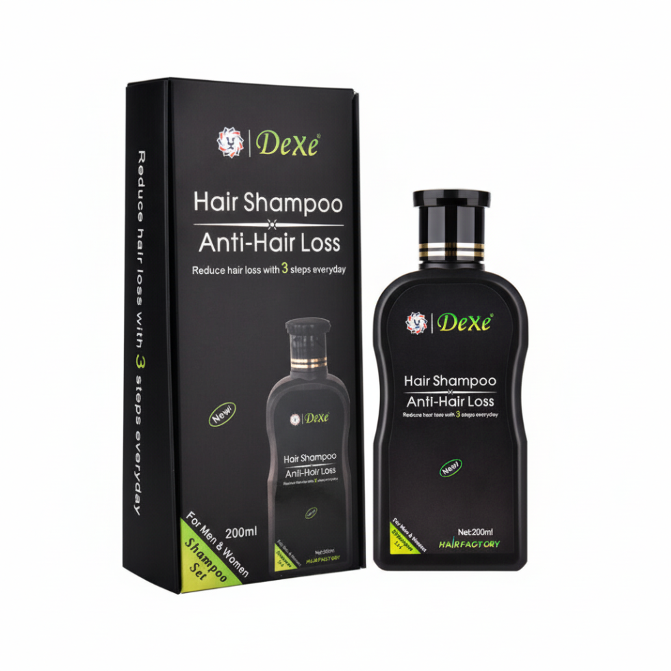 dexe anti hair loss shampoo 200ml strengthening hair care reducing breakage and supporting healthy hair