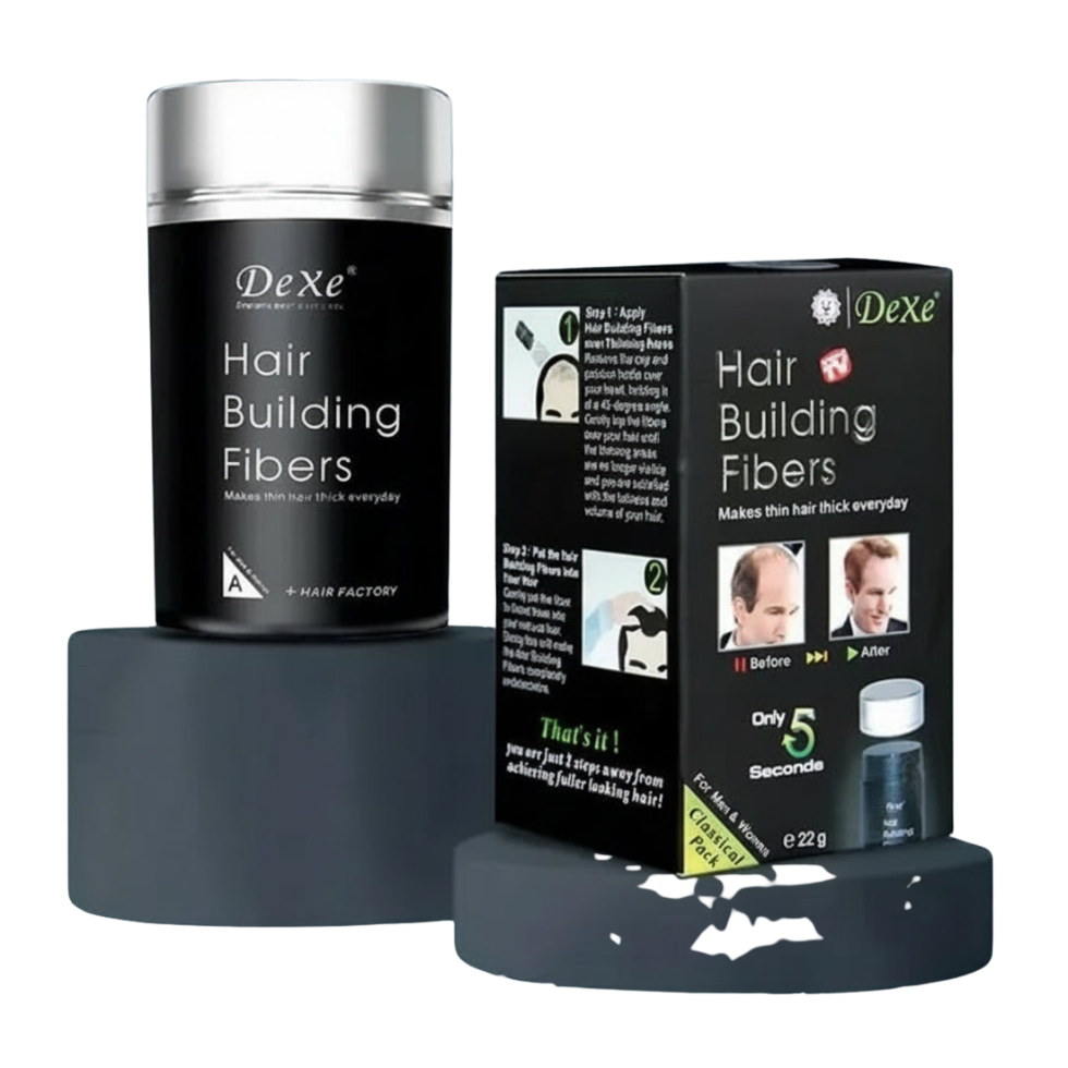 Dexe Dark Brown Hair Building Fibers 27g Classic Pack | Fuller Hair Coverage=-=-