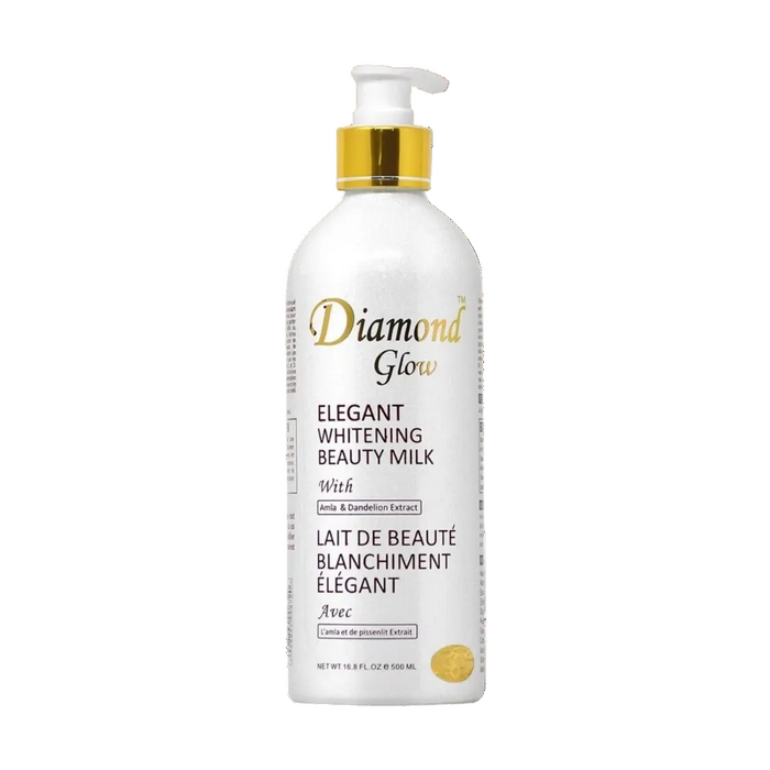 Diamond Glow Elegant Whitening Beauty Milk 500ml | Brightening Body Lotion Care