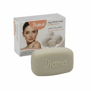 diana egg white soap 125g oil control pore tightening cleansing bar for oily smooth skin