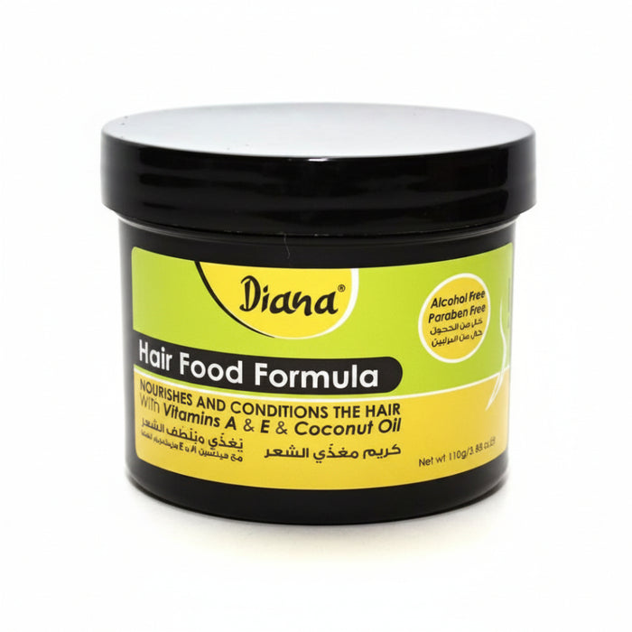 diana hair food formula 110g nourishing conditioning hair cream with vitamins a e and coconut oil for soft shiny healthy hair