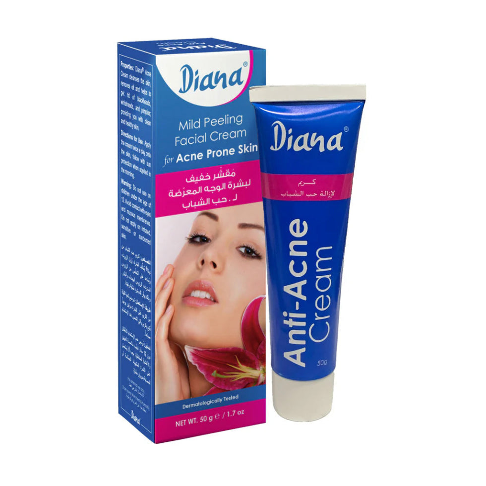 diana mild peeling facial cream 50g salicylic acid acne treatment oil control skincare