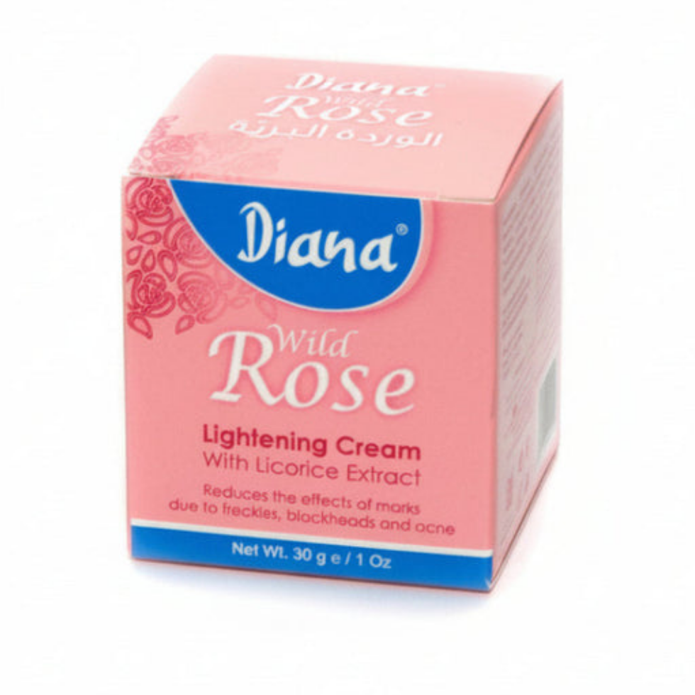 diana rose lightening cream 30g with licorice extract for bright smooth even skin