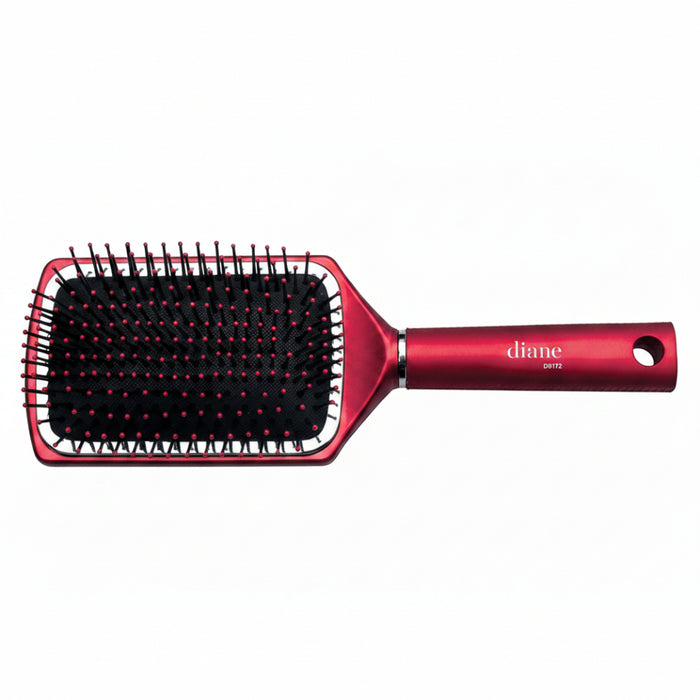 🪮 Diane Royal Satin Cushion Paddle Brush | Smooth Detangling Hair Care