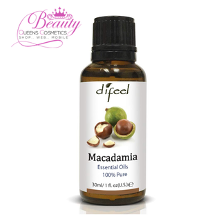 Difeel 100% Pure Macadamia Essential Oil 30ml | Skin, Hair & Aromatherapy Benefits