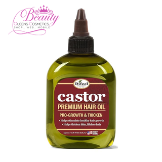 Difeel 99% Natural Premium Hair Oil - Pro-Growth Castor Hair Oil 7.1  oz