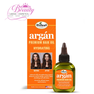 Difeel Argan Hydrating Premium Hair Oil 2.5oz | Shine & Repair