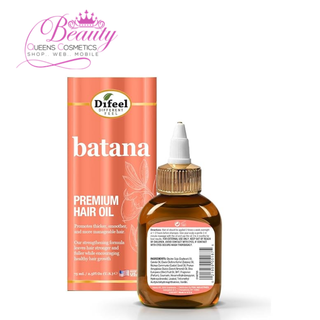 Difeel Batana Premium Hair Oil 2.5oz | Travel Size Growth Oil