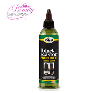 Difeel Jamaican Black Castor Premium Hair Oil 8oz | Promote Hair Growth, Strength & Thickness
