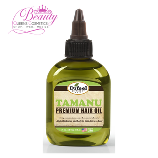 Difeel Premium Natural Hair Oil - Tamanu Oil 2.5 oz.