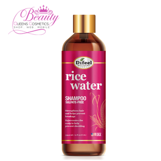 Difeel Rice Water Shampoo 12oz | Strengthen & Reduce Breakage