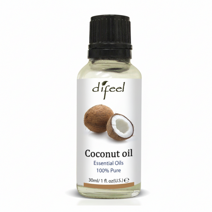 Difeel 100 percent pure coconut essential oil 30ml aromatherapy moisturizing and healing natural oil for skin and hair