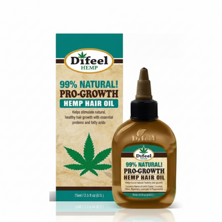 Natural hemp hair oil for hair growth, scalp moisture and stronger healthy hair 🌿💧✨