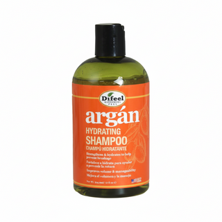Difeel argan hydrating shampoo 12oz paraben free argan oil care for dry frizzy hair nourishment