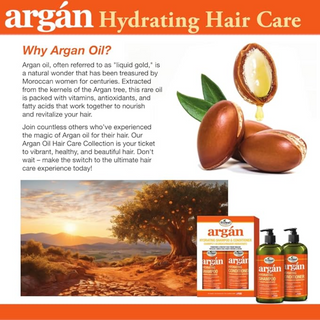Difeel argan oil leave in conditioner spray 6oz frizz control smooth and hydrated hair care spray