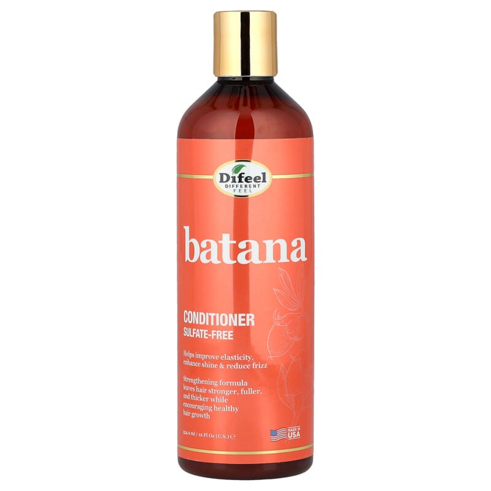 Difeel batana sulfate free conditioner 12 fl oz moisturizing strengthening hair care conditioner for smooth healthy hair