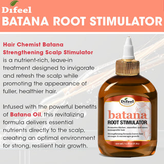 Difeel batana root stimulator 7.1oz scalp and growth support hair strengthening and nourishing oil