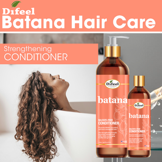 Difeel batana sulfate free conditioner 33.8oz strength and repair hair care nourishing smoothing conditioner