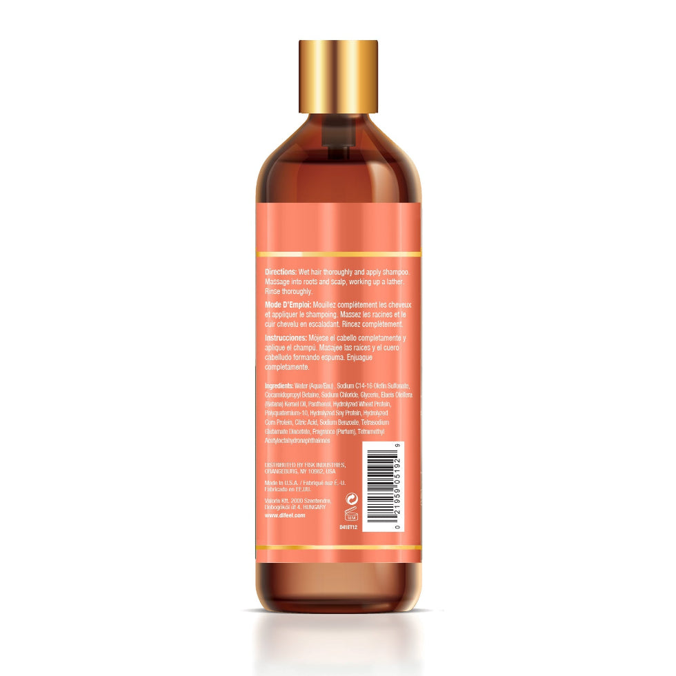 Difeel batana sulfate free shampoo 12oz strength and growth gentle cleansing and nourishing hair care shampoo