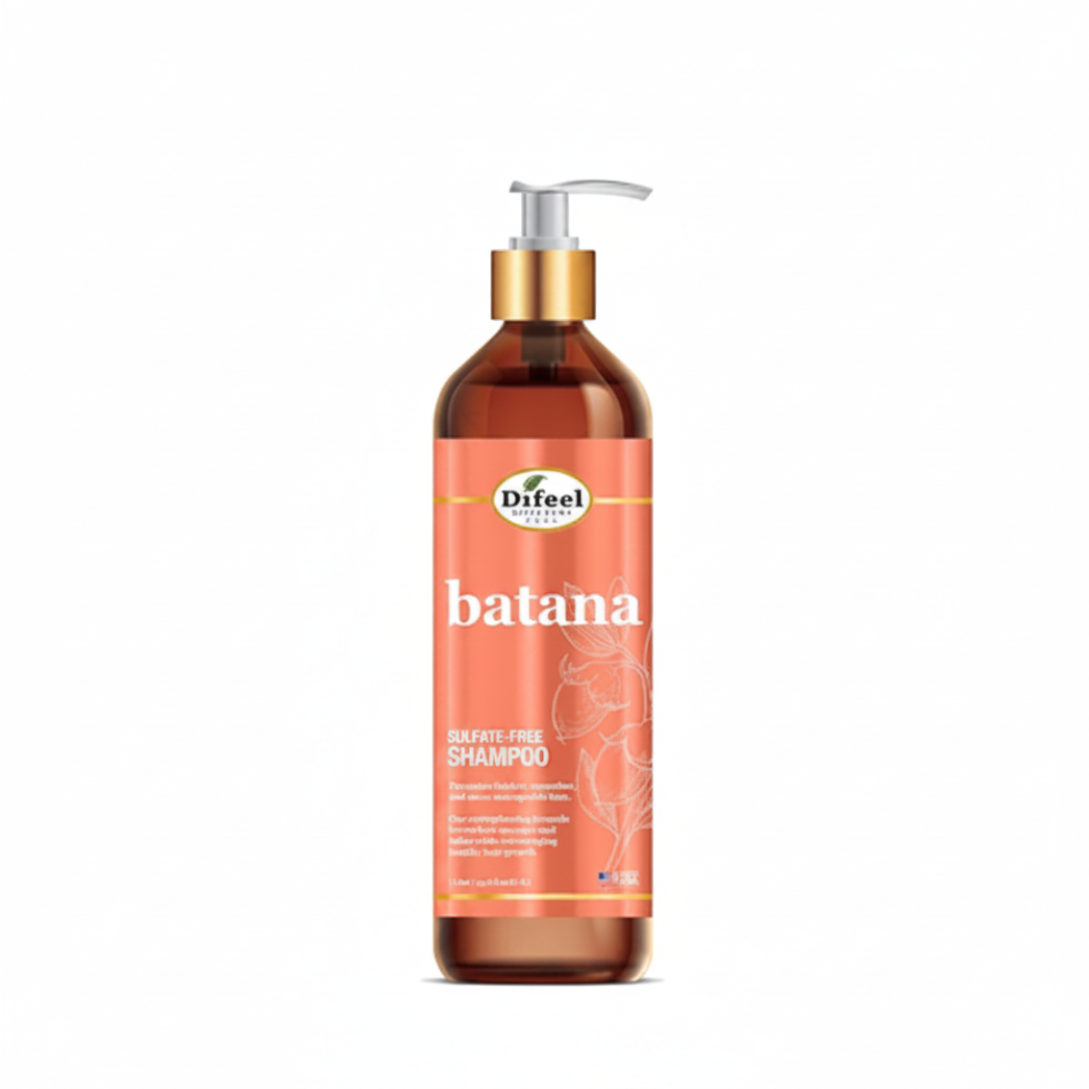 difeel batana sulfate free shampoo 32oz strength hair growth care large size gentle cleansing shampoo