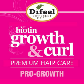 difeel biotin growth curl hair oil 2.5oz promote growth thickness strengthening curl care nourishing hair oil frizz control shine